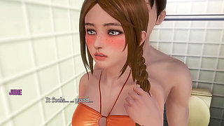 Herry and Judie Rubbing Dick and Pussy in a Public Bathroom ONCE IN A LIFETIME