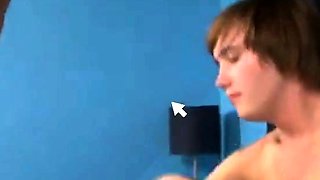 Shaved Femboy's Weenie Sucked by Horny Amateur