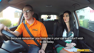 Fake Driving School - Big Tit Instructor Jasmine Jae Gives Handsome Luke a Wild Deep Throat He Will Never Forget