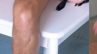 Mistress Loves CBT for Tied Down and Hard Milking Male Slave with Post Orgasm Tortment