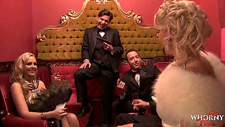 WHORNYFILMS Biggest Porn Orgy Ever Crazy Group Sex With The Hottest MILFS In 1920s - Natasha Marley
