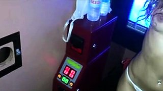 Strangers cums in her mouth and I cum in her pussy