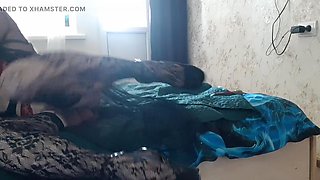 Kristino4ka24s Femboy Sissy Heels Self-Pleasure on Sofa