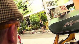 Thai teen picked up for rough threesome