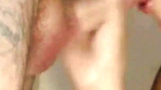 Mouth Pussy Ass Fucked - Taking Hot Cum in Her Mouth