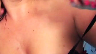 Cum Slut Jane Berry in Hot Glory Hole Threesome Fucks Two Big White Cocks