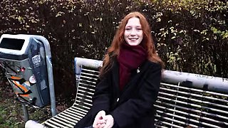 GERMAN SCOUT - Redhead Alice Seduce Sex