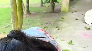 Horny Country Girl Gets Fucked Before the Owners Arrive.