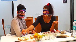 Lonely Housewife Calls Househelp To Cook And Fuck In Kitchen 1