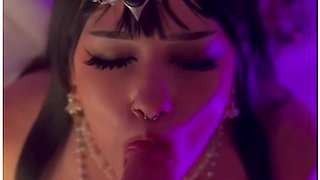 Shadowheart Blowjob And Facial - Gamer Girl