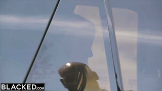 Blowjob dirt with glamorous Flash Brown and Roxy Nicole from Blacked.Com