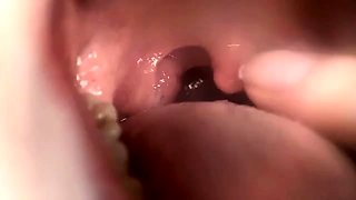 Giantess femdom goddess teasing with her beautiful big mouth