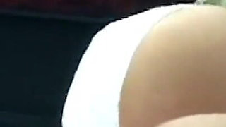 Pierced Pussy Dildo Stretch Squirting in The Car