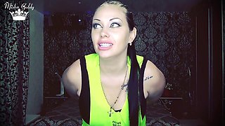 RussianBeauty Pounds Biceps with Over 80 Rep Rough Sex