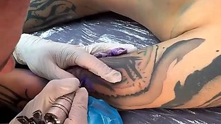 Behind The Scenes with Tattooed Girl at Z-Filmz Tattoo Shop