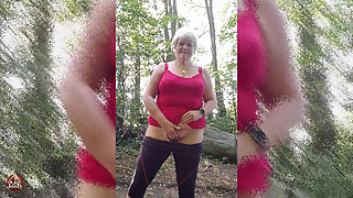 Striptease in the Woods