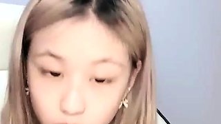 POV close up asian gf blowjob