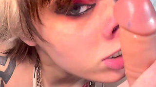 Nose Fetish Cute Goth Rubs Your Cock All Over Her Button Nose Pig Nose Flaring JOI Cum Inside My Nose