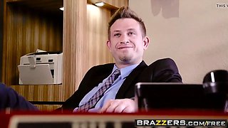 Big Tits at work - hoes in stockings vignette starring karlee