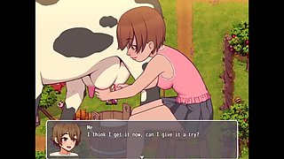Daily Countryside Fuck Fest - Big Tits Anime Girls in Nude Bath Scenes