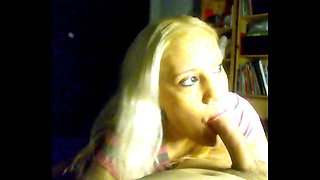 Gorgeous blonde Mysexymilfs gets her face covered in cum