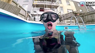 Underwater Wetsuit JOI in My Private Pool