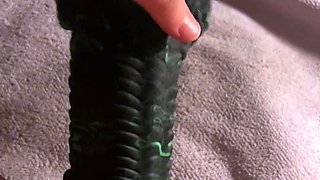 Monster cock dildo for my tight pussy until I squirt