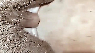 Indian Aunty with Young Boy Playing with Tits & Desi Pussy