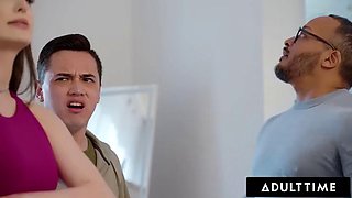 ADULT TIME - MILF Lexi Luna Catches Cheating Husband  Fucks Stepson Right In Front Of Him! CUCKOLD