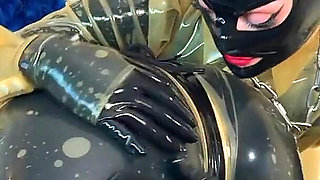 Latex Bag Mistressae & Miss Lilly Edging Threesome