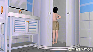 Hinata's shower Time