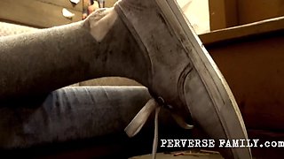 White Trash stepfamily are fucking like crazy in their house.
