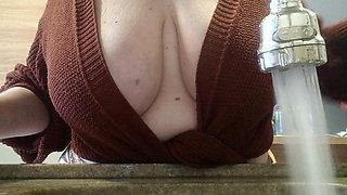 My Stepmother Films and Shows What Clothes to Wear and How to Wash Dishes