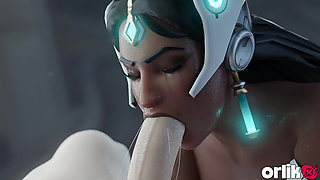 Symmetra Likes Big Dick in Her Ass - 3D Overwatch Anal Animation