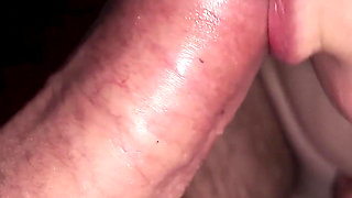 Stepson Massaged His Stepmother's Mouth with a Huge Squirt of Milk 4K