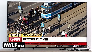 Mylf - frozen housewife Charli Phoenix nailed and creampied!!