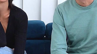 From Swinger Club to Porn. Busty Vampirosa Milks Her Big Dick Boyfriend on Fakings