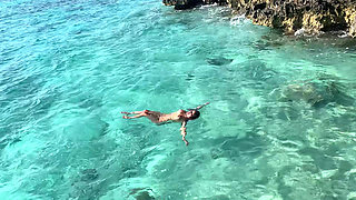 Monika Fox Stopped A Tour Bus To Swim Naked In Sea