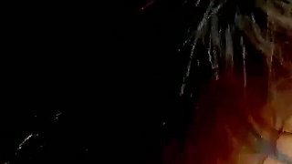 Husband puts milf Jaquelin monster toy in the pussy and then fucks her