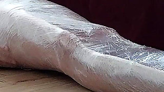 Mummified, Tickled and Trampled - Made Him Cum Under My Feet