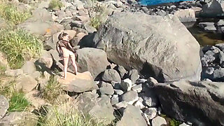 Divinamaruuu - Extreme Sex in the Arroyo De Las Sierras De Crdoba Fucking Outdoors with Real Risk