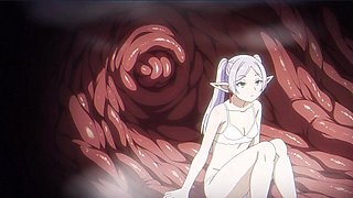 Tenta Time Detour, Frieren Takes a Wrong Turn and Gets Fucked Raw by Monster Cock
