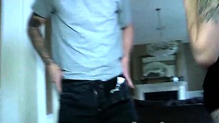 Amateur brunette babe oral and hardcore sex