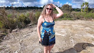 Lost On A Road Trip: Heidi Got Super Horny In The Car!