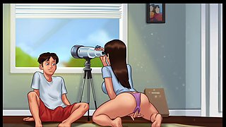 Cartoon animated, indian bhabhi, summer time saga