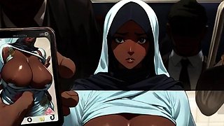 Big Ass Somali MILFs and Big Titty Hijab Wearing Muslim Women Suck Dick on Eid!