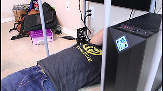 I.t. Guy Gets Footjob Under the Desk