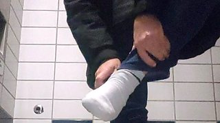 Eric Duroc exposes himself in public restrooms.