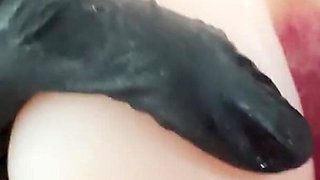 Dominafire Trains Chastity Slave with Tantaly Sex Doll