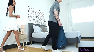 Hard Dick Gets Seduced By Busty French MILF Anissa Kate